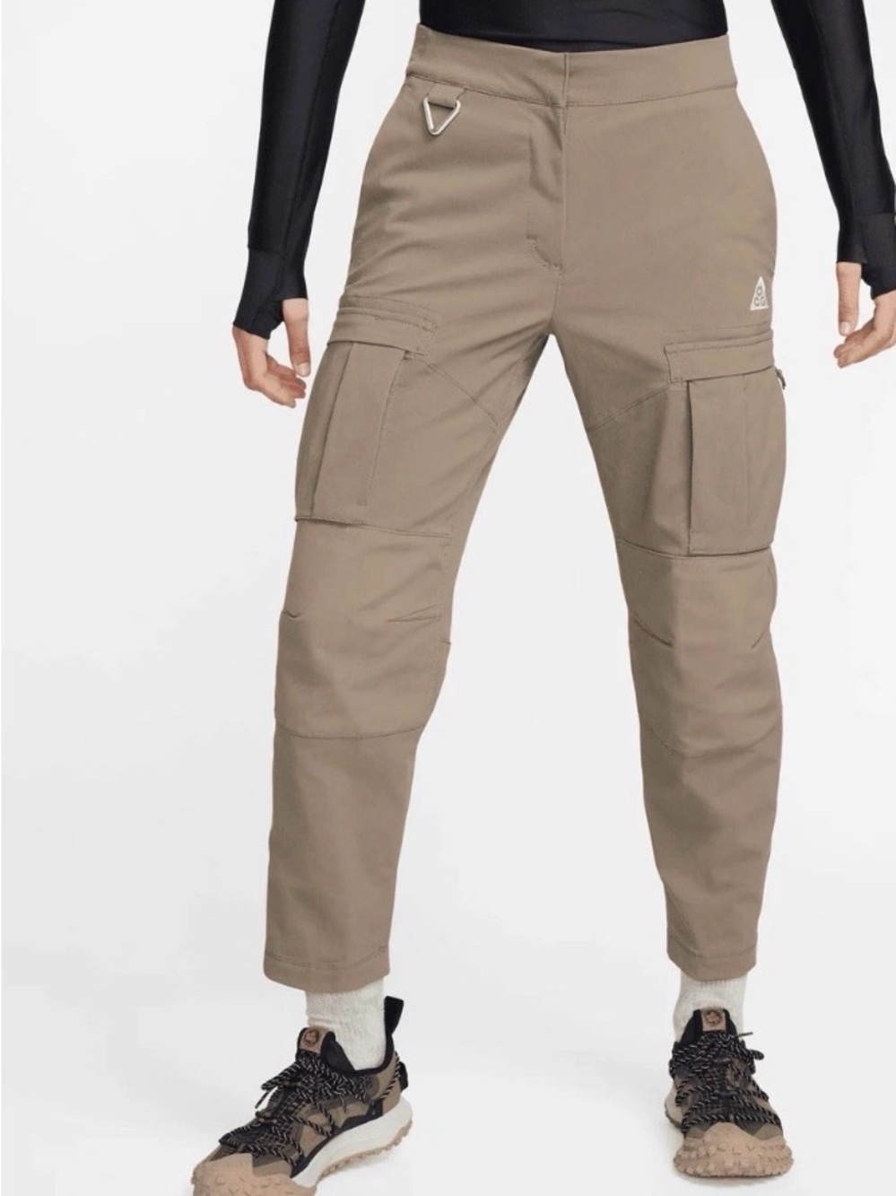 Nike ACG Smith Summit Pants‎ Womens Cargo Cordura Tan Hike Climb Small